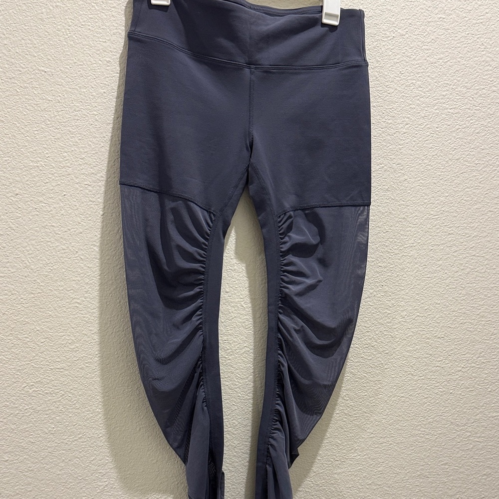 ALO Yoga Adult Charcoal Ruched Leggings